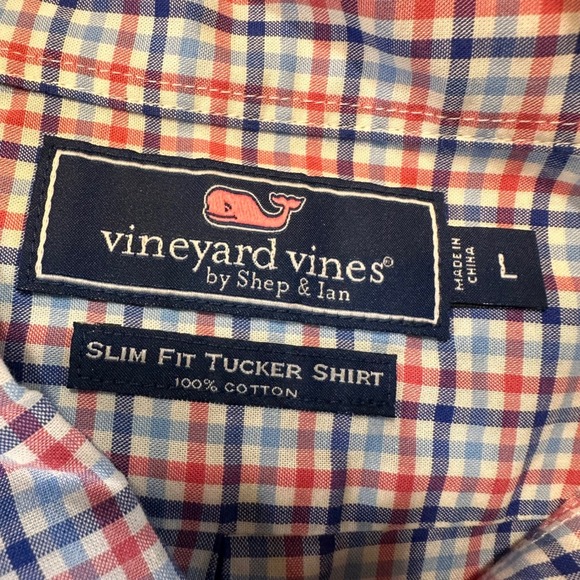Vineyard Vines Bundle of 3 Mens L 100% Cotton Long Sleeve Button Down Shirts - Picture 8 of 12